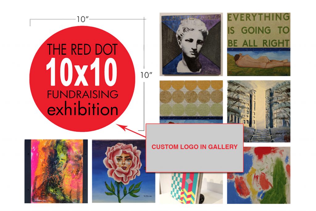 Online Art Gallery with a Custom logo for branding